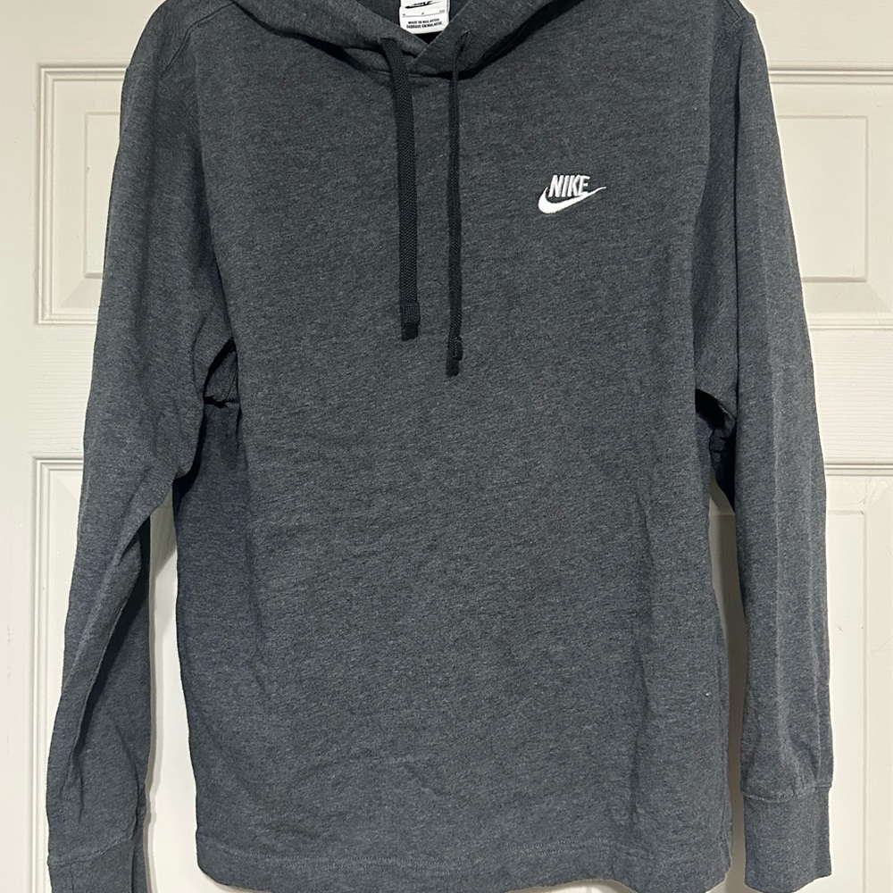 Nike Gray Sweatshirt with Iconic Swoosh
